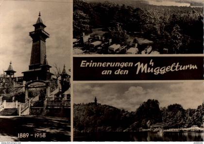 K1237 - Müggelturm Müggelheim Müggelsee Berlin Jubiläumskarte - Verlag Sander