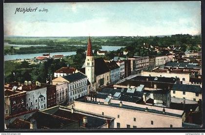 AK Mühldorf, Blick über die Dächer