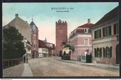 AK Mühldorf, Katrinenvorstadt mit Tor