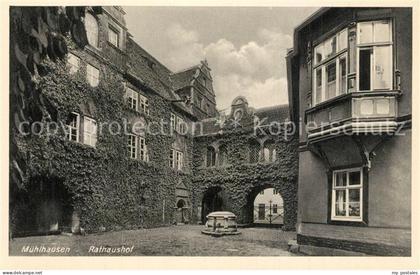 Muehlhausen Thueringen Rathaushof