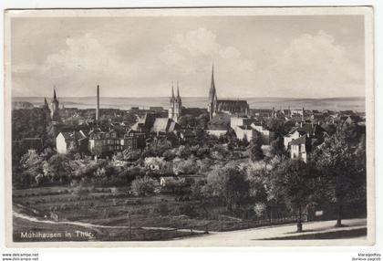 Mühlhausen old postcard travelled 1938 b170810