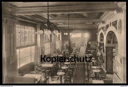 ALTE POSTKARTE MÜNSTER CAFÉ WAGNER INH. WILH. HOFMEISTER Feldpost Täglich Künstler-Konzert cpa postcard AK Anischtskarte