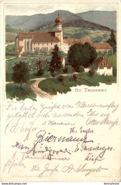 St. Trudpert - Litho - Münstertal