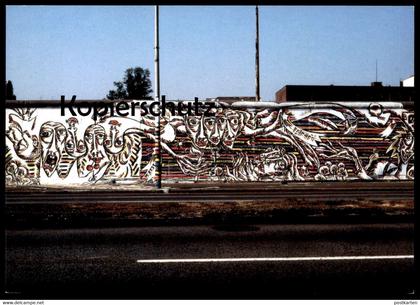 ÄLTERE POSTKARTE SCHAMIL GJMAJEW BERLINER MAUER THE WALL LE MUR BERLIN Art cpa AK postcard Ansichtskarte