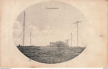 gruss aus nauen , brandebourg * furkenstation * antenne radio ? * germany allemagne