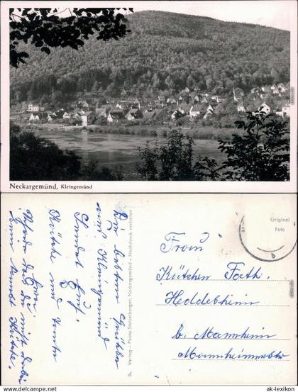 Ansichtskarte Neckargemünd Panorama-Ansicht 1964
