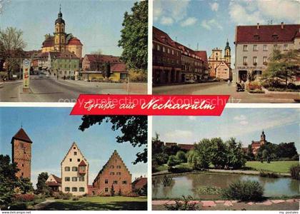 Neckarsulm BW Motive Stadtzentrum Weiher