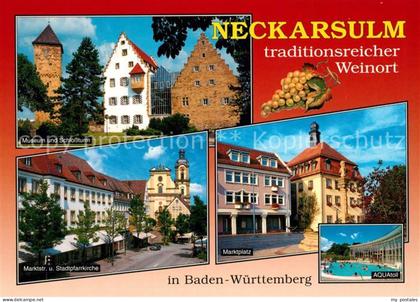 Neckarsulm Museum Marktstrasse Marktplatz Aquatoll