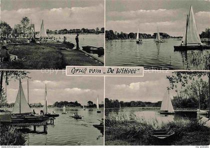 Leuth Nettetal Kaldenkirchen NRW Strandlokal De Wittsee Uferpartie am See Segeln