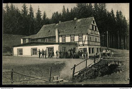 AK Neudorf / Erzgebirge, Chemnitzer Wanderheim an der Vierenstrasse