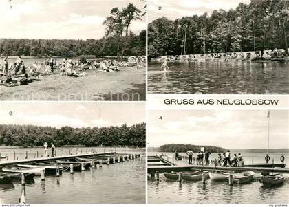Neuglobsow Stechlinsee Seebruecke Badestelle