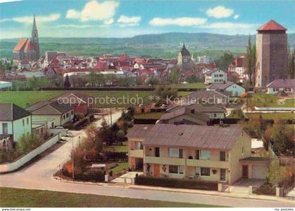Neuoetting Panorama Handelsstadt am Inn