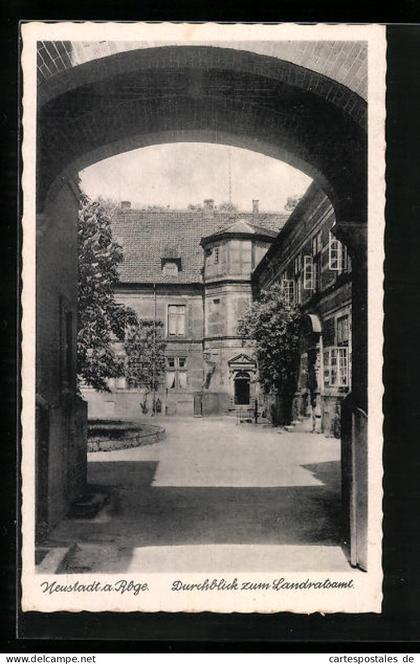 AK Neustadt am Rübenberge, Durchblick zum Landratsamt