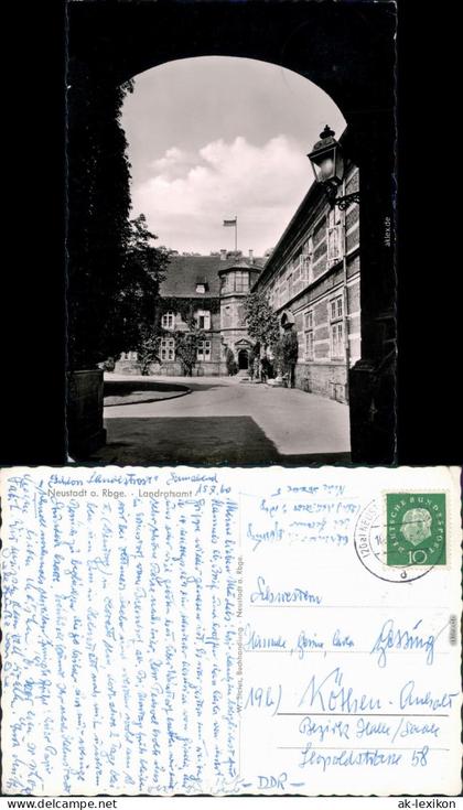 Ansichtskarte Neustadt am Rübenberge Landratsamt 1960