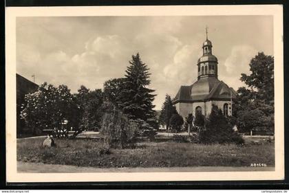 AK Neustadt /Dosse, Kirche und Parkanlage