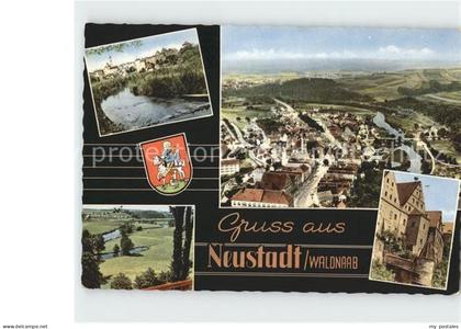 Neustadt Waldnaab Totalansicht Schloss Dorfpartie