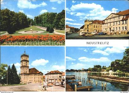 Neustrelitz Stadtpark Rathaus Marktplatz Stadtkirche