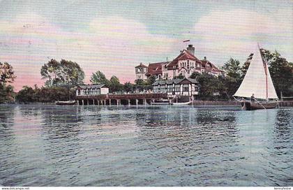 AK Steinhude, Strand-Hotel Steinhude, vom See gesehen