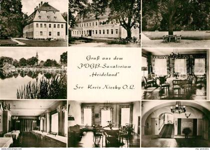 Niesky FDGB Sanatorium Heideland Teilansichten