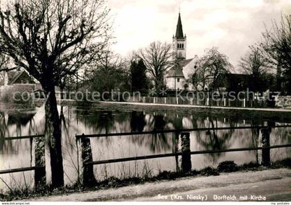 See Niesky Dorfteich Kirche