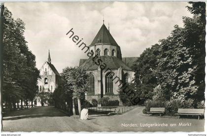 Norden - Ludgerkirche am Markt - Foto-Ansichtskarte - Verlag Cramers Kunstanstalt Dortmund