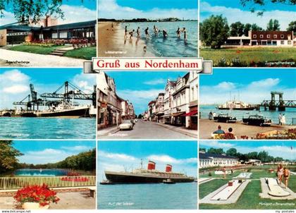Nordenham Wesermarsch Niedersachsen Jugendherberge Weserstrand Midgartpier Gatet