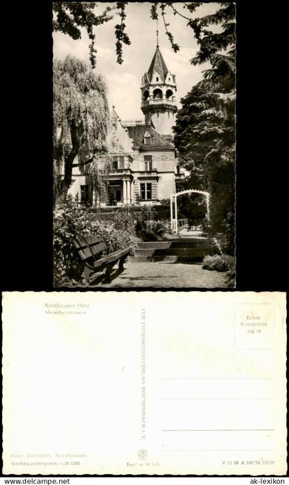 Ansichtskarte Nordhausen Meyenburgmuseum zur DDR-Zeit 1958