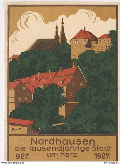 Nordhausen Thueringen Nordhausen Kuenstlerkarte