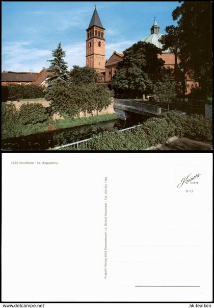 Ansichtskarte Nordhorn Katholische Kirche Kirche St. Augustinus Nordhorn 1990
