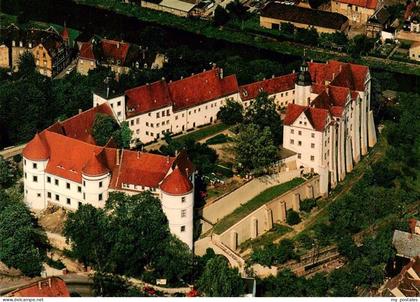 Nossen Schloss Nossen Fliegeraufnahme