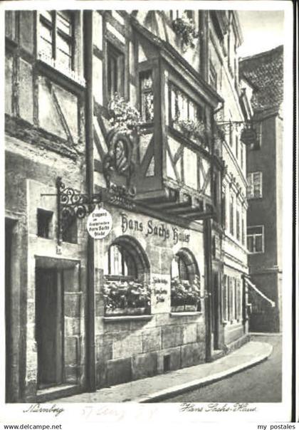 Nuernberg ans Dachs-Haus ungelaufen ca. 1920