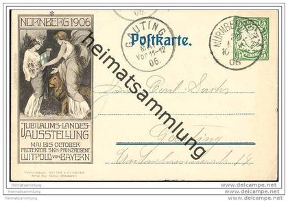 Nürnberg - Jubiläums-Landesausstellung 1906 - Privatganzsache