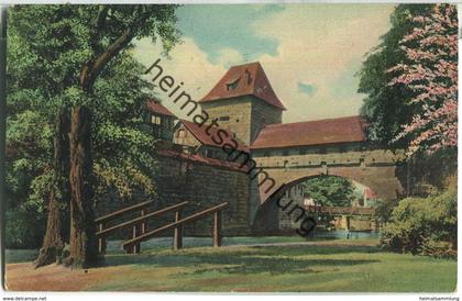 Nürnberg - Partie am Pegnitz-Einfluss - Verlag G. Harren Nürnberg