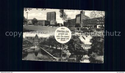 Oberhausen Hauptbahnhof Rathaus Friedensplatz Schloss Oberhausen