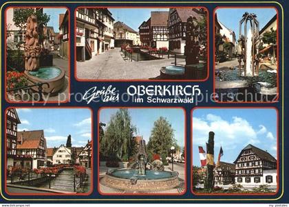 Oberkirch Baden Brunnen Strassenansicht