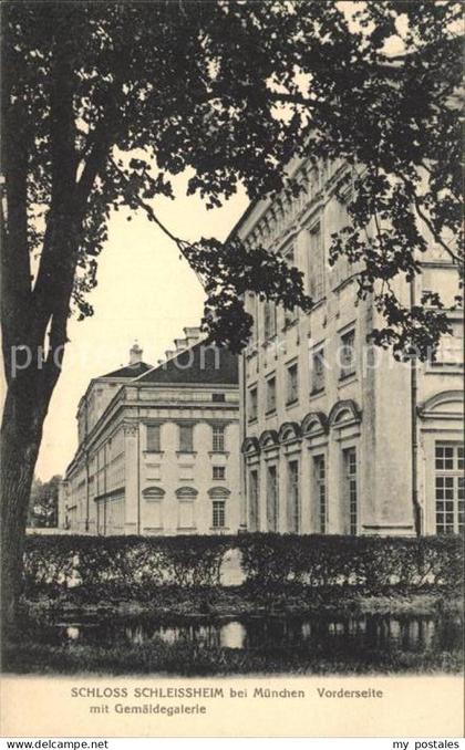 Schleissheim Oberschleissheim Schloss mit Gemaeldegalerie