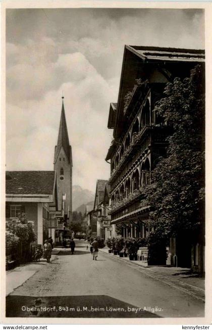Oberstdorf/Bayern - Oberstdorf, beim Löwen