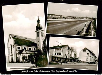 Obertshausen Kirche Ortszentrum Landstrasse