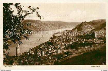 Oberwesel Rhein Rheinpartie