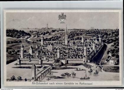 Ochsenfurt Alt Ochsenfurt Nach einem Gemaelde im Rathaussaal