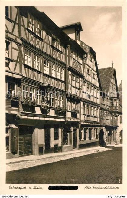 Ochsenfurt Alte Fachwerkhaeuser