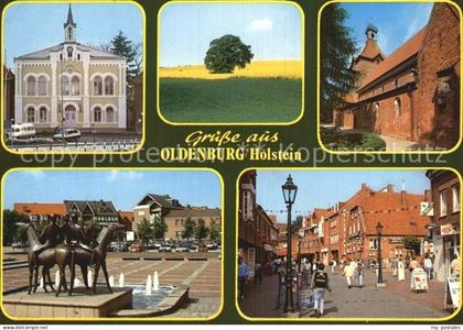 Oldenburg Holstein Pferdedenkmal Rathaus St Johannis