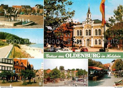 Oldenburg Holstein Reiterdenkmal Stadtansichten