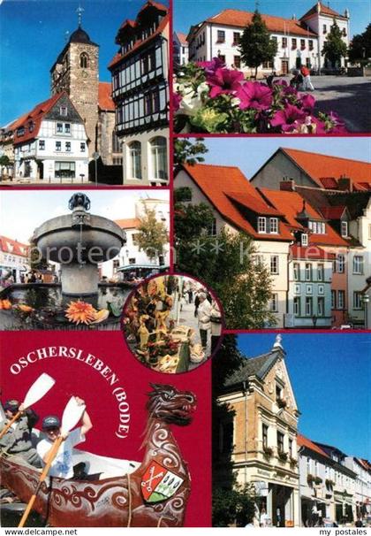 Oschersleben Bode Rathaus Stadtansichten