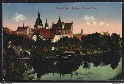 AK Osnabrück, Hasepartie mit Dom