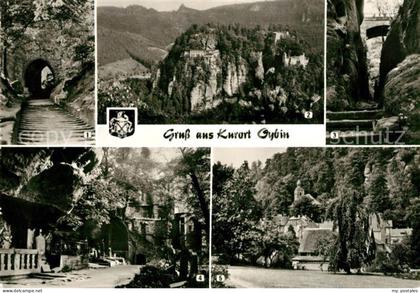 Oybin Sachsen Aufgang zum Berg Berg Oybin Bergfriedhof Kirche