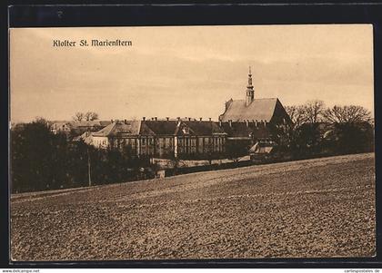 AK Panschwitz-Kuckau, Blick zum Kloster St. Marienstern