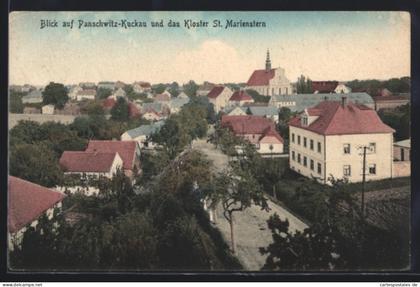 AK Panschwitz-Kuckau, Strassenpartie und Kloster St. Marienstern