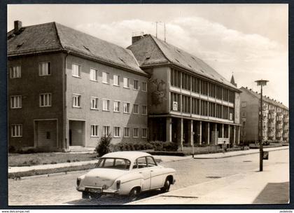 A5959 - alte Ansichtskarte  -  Pasewalk - HO Kaufhaus Magnet - PKW Auto Wartburg TOP