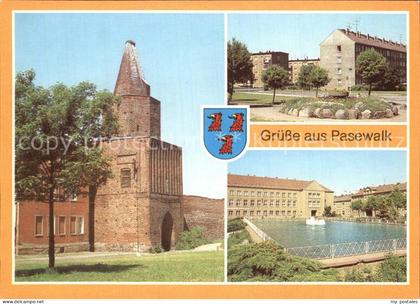 Pasewalk Mecklenburg Vorpommern Muehlentor Platz der Aufbauhelfer Ernst Thaelman